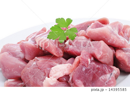 chopped raw turkey meat 14395585