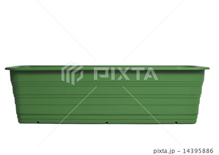 empty plastic flower box empty plastic flower box 14395886