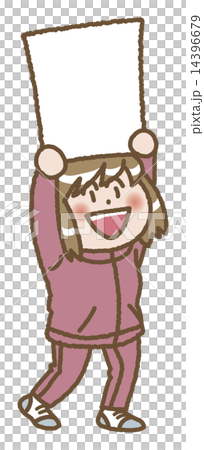 People with placards 14396679