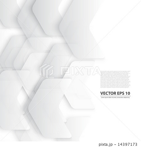 Vector Abstract geometric shape from gray 14397173