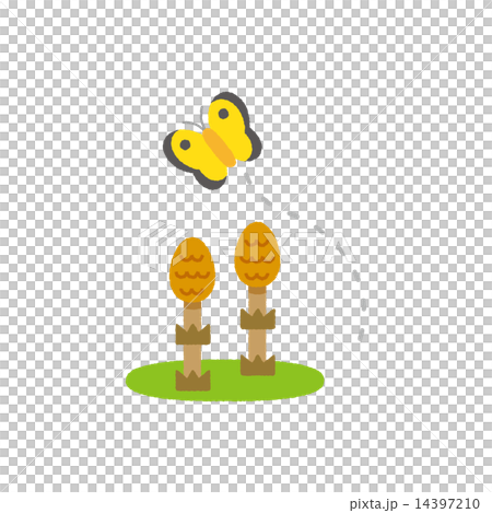 Tsukushi and butterfly 14397210