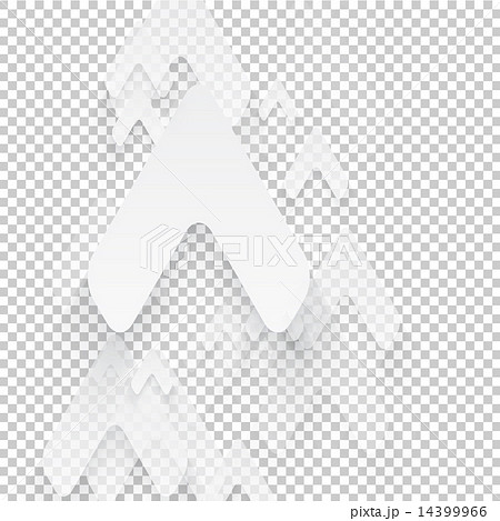 Vector Abstract geometric shape from gray 14399966