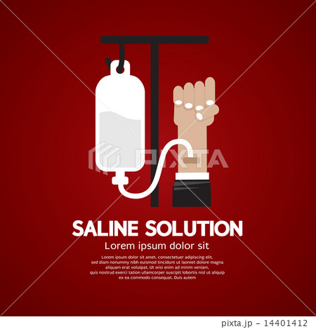 Saline Solution Medical Concept Saline Solution Medical Concept 14401412