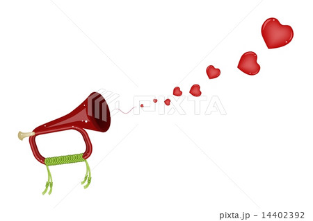 A Musical Bugle Blowing A Lovely Heart 14402392