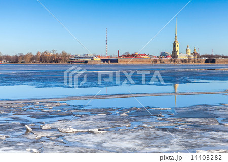 Peter and Paul fortress in Saint-Petersburg, Russia 14403282