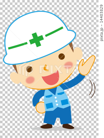 Workers doing gymnastics 14403829