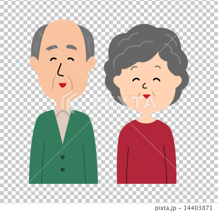 微笑む年配カップル 微笑む年配カップル 14403871