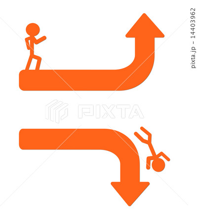 矢印と人物 14403962