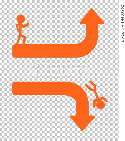矢印と人物 14403962