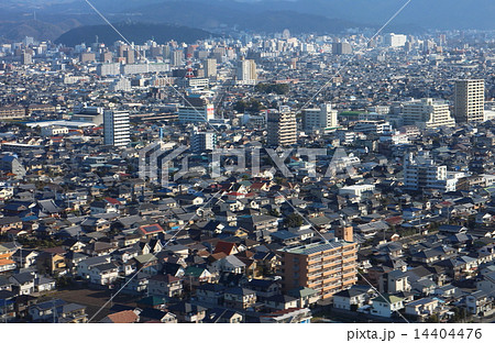 松山空撮の写真素材 [14404476] - PIXTA