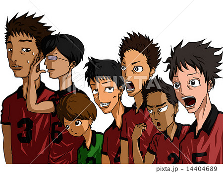 バレーボール選手 試合開始 バレーボール選手 試合開始 14404689