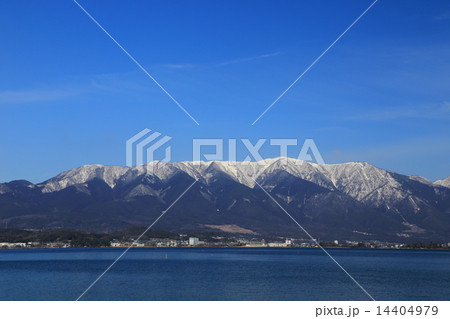 雪化粧の比良山系 雪化粧の比良山系 14404979