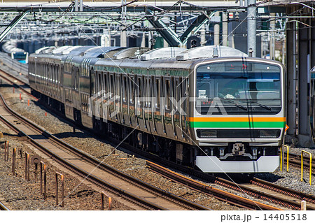 JR東日本 E231系 10両編成の写真素材 [14405518] - PIXTA