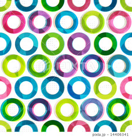 colored circles seamless pattern colored circles seamless pattern 14406341