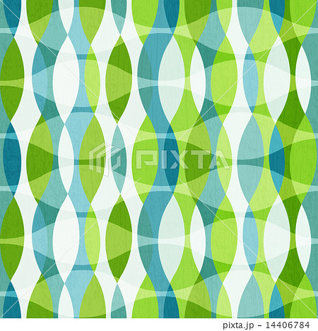 green curves seamless pattern with grunge effect 14406784