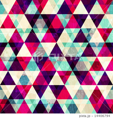 grunge red triangle seamless pattern 14406794