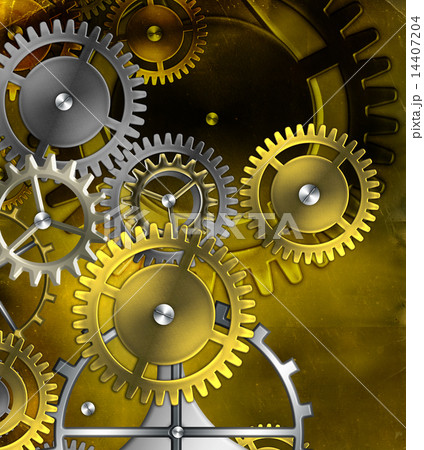 steampunk old gear mechanism  steampunk old gear mechanism  14407204