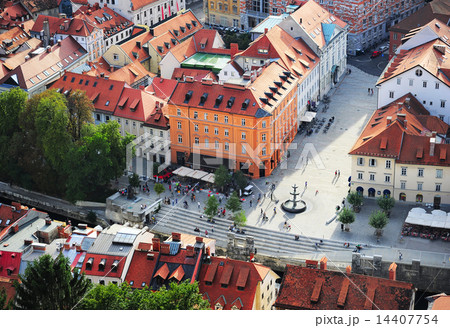 Ljubljana city center, Slovenia 14407754