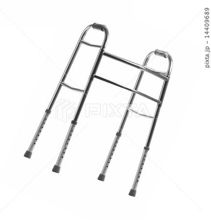 Walker, orthopedic equipment over white 14409689