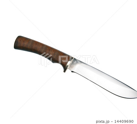 Hunting knife with wooden haft 14409690