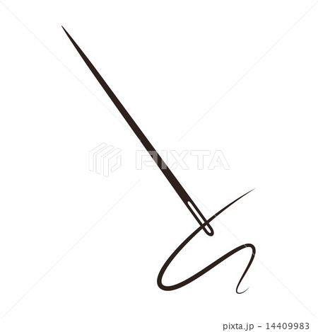 Needle with thread 14409983