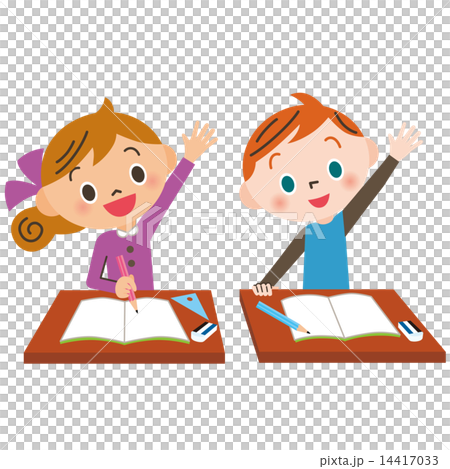 孩子用手高高興興地 14417033