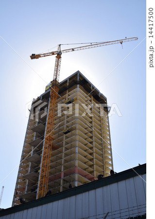 建築　カリフォルニア　クレーン 14417500