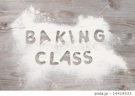 Baking classes poster design 14419333
