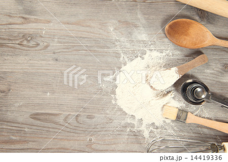 Baking tools with copy space 14419336