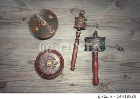 Tibetan mani wheel 14419339