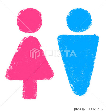 男女　ピクトグラム 14423457