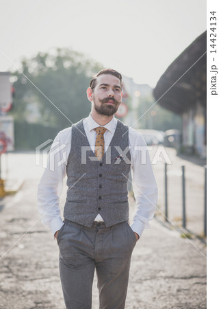 handsome big moustache hipster man handsome big moustache hipster man 14424134