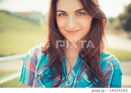 beautiful young hipster woman 14424293