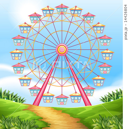A ferris wheel ride A ferris wheel ride 14426804