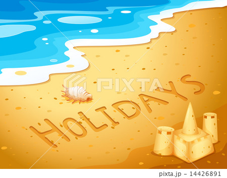 Holiday At The Beachのイラスト素材