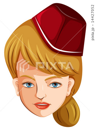 A head of a flight attendant 14427052