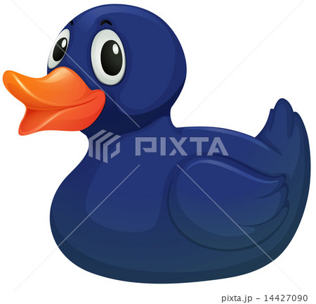 blue rubber duck