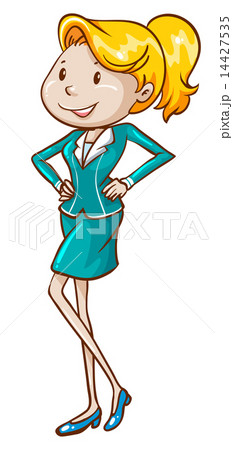 A confident air hostess A confident air hostess 14427535