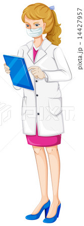 A female chemist A female chemist 14427957