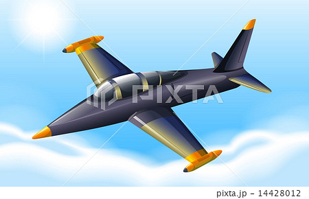 A fighter jet flying 14428012