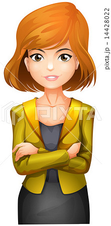 A pretty businesswoman wearing a blazer 14428022