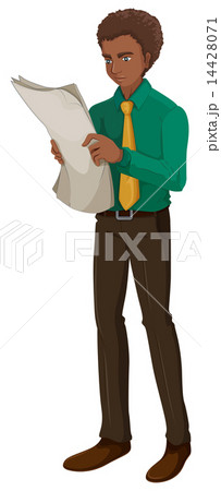 A business man reading 14428071