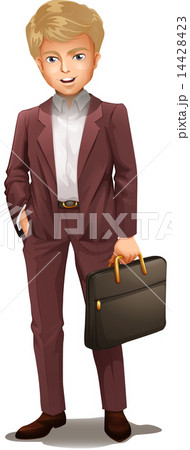 A businessman holding a bag 14428423