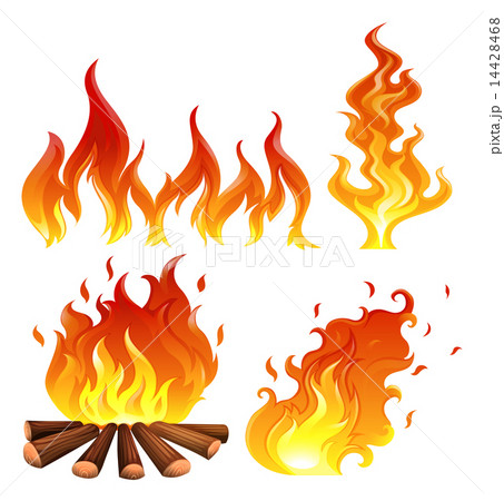 Set of flames 14428468