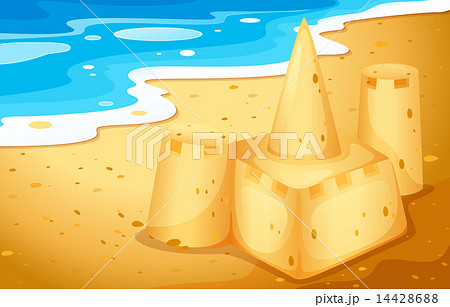 A sand castle at the beach A sand castle at the beach 14428688