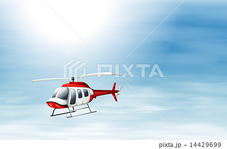 A sky with a chopper flying A sky with a chopper flying 14429699