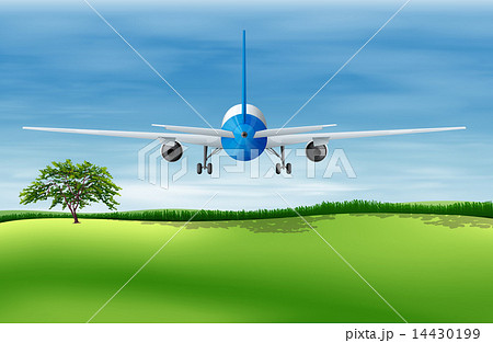 A flying plane 14430199