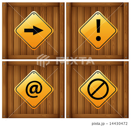 Four different signs Four different signs 14430472