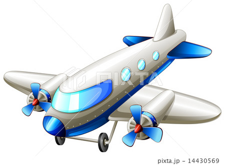 A vintage blue plane 14430569