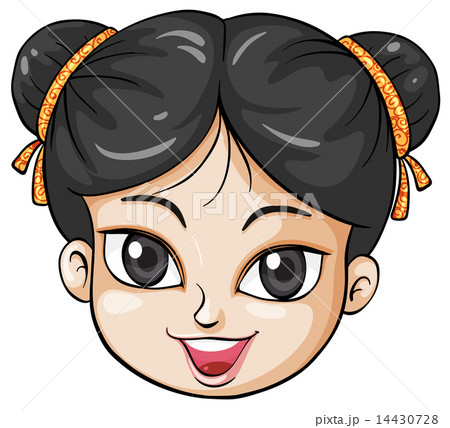 A face of a young Chinese woman 14430728